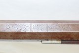 VERMONT Antique LONG RIFLE by A. LEONARD of Saxons River, 1850s Antique VERMONT Made HUNTING/TARGET Long Rifle! - 22 of 22