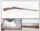 VERMONT Antique LONG RIFLE by A. LEONARD of Saxons River, 1850s Antique VERMONT Made HUNTING/TARGET Long Rifle! - 1 of 22