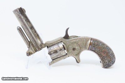 FACTORY ENGRAVED, DeGRESS GRIP Antique MARLIN XXX Standard 1872 32 REVOLVER A GEM of a MARLIN Revolver from the 1870s! - Image 10 of 16