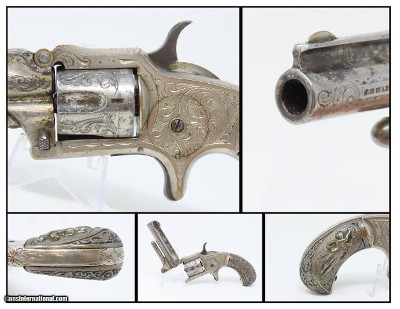 FACTORY ENGRAVED, DeGRESS GRIP Antique MARLIN XXX Standard 1872 32 REVOLVER A GEM of a MARLIN Revolver from the 1870s!