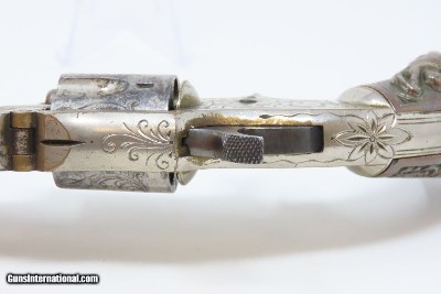 FACTORY ENGRAVED, DeGRESS GRIP Antique MARLIN XXX Standard 1872 32 REVOLVER A GEM of a MARLIN Revolver from the 1870s! - Image 7 of 16