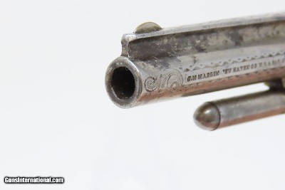 FACTORY ENGRAVED, DeGRESS GRIP Antique MARLIN XXX Standard 1872 32 REVOLVER A GEM of a MARLIN Revolver from the 1870s! - Image 9 of 16