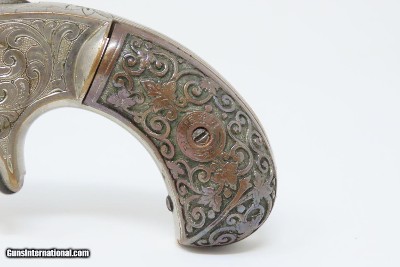 FACTORY ENGRAVED, DeGRESS GRIP Antique MARLIN XXX Standard 1872 32 REVOLVER A GEM of a MARLIN Revolver from the 1870s! - Image 3 of 16