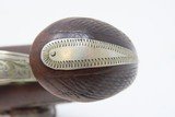 Nice J.E. EVANS Antique PHILADELPHIA DERINGER .35 Caliber Percussion PISTOL “PEANUT SIZED” Philadelphia Deringer Pistol! - 10 of 16