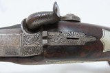 Nice J.E. EVANS Antique PHILADELPHIA DERINGER .35 Caliber Percussion PISTOL “PEANUT SIZED” Philadelphia Deringer Pistol! - 8 of 16