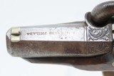 Nice J.E. EVANS Antique PHILADELPHIA DERINGER .35 Caliber Percussion PISTOL “PEANUT SIZED” Philadelphia Deringer Pistol! - 9 of 16