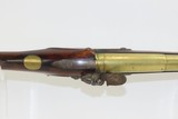 1800s BRITISH Antique BRASS BARRELED FLINTLOCK BLUNDERBUSS Ashmore London “LONDON” Marked Barrel & “ASHMORE” Lock! - 13 of 20