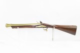 1800s BRITISH Antique BRASS BARRELED FLINTLOCK BLUNDERBUSS Ashmore London “LONDON” Marked Barrel & “ASHMORE” Lock! - 15 of 20