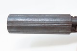 Antique Unmarked .36 Cal. POCKET SIZED 6-Shot Percussion PEPPERBOX Pistol 1850s RIVERBOAT GAMBLER Self Defense Pistol - 11 of 15