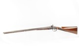c1850 ENGLISH Antique FENTON 11 GAUGE Side x Side PERCUSSION Shotgun Twist Solid Birmingham Made Fowling Shotgun! - 2 of 20