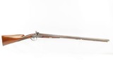 c1850 ENGLISH Antique FENTON 11 GAUGE Side x Side PERCUSSION Shotgun Twist Solid Birmingham Made Fowling Shotgun! - 15 of 20