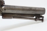 c1850s CRISP London Proof .50 CALIBER Antique SIDE x SIDE Pistol Percussion
Elegant Double Barrel Handgun from England! - 17 of 17