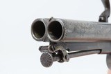 c1850s CRISP London Proof .50 CALIBER Antique SIDE x SIDE Pistol Percussion
Elegant Double Barrel Handgun from England! - 9 of 17