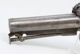 c1850s CRISP London Proof .50 CALIBER Antique SIDE x SIDE Pistol Percussion
Elegant Double Barrel Handgun from England! - 5 of 17