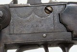 Antique MILES “Tap Action” DOUBLE BARREL Over-Under FLINTLOCK POCKET Pistol ENGLISH Made LATE 1700S to EARLY 1800s! - 6 of 17