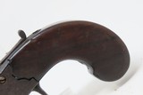 Antique MILES “Tap Action” DOUBLE BARREL Over-Under FLINTLOCK POCKET Pistol ENGLISH Made LATE 1700S to EARLY 1800s! - 3 of 17