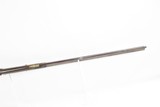 Rare ROCHESTER NEW YORK Antique J.&J. MILLER MULE EAR Percussion LONG RIFLE c1840s NY Long Rifle, Octagonal Barrel, Patch Box .40 Caliber - 7 of 18
