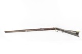 Rare ROCHESTER NEW YORK Antique J.&J. MILLER MULE EAR Percussion LONG RIFLE c1840s NY Long Rifle, Octagonal Barrel, Patch Box .40 Caliber - 13 of 18