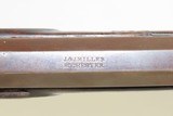 Rare ROCHESTER NEW YORK Antique J.&J. MILLER MULE EAR Percussion LONG RIFLE c1840s NY Long Rifle, Octagonal Barrel, Patch Box .40 Caliber - 8 of 18