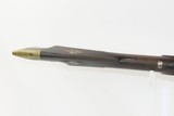 Rare ROCHESTER NEW YORK Antique J.&J. MILLER MULE EAR Percussion LONG RIFLE c1840s NY Long Rifle, Octagonal Barrel, Patch Box .40 Caliber - 10 of 18