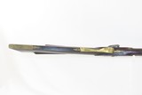 Rare ROCHESTER NEW YORK Antique J.&J. MILLER MULE EAR Percussion LONG RIFLE c1840s NY Long Rifle, Octagonal Barrel, Patch Box .40 Caliber - 6 of 18