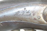 FRENCH Antique Model 1837 NAVY Pistol Made at CHATELLERAULT French Naval Pistol with Belt Hook! - 6 of 20