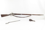 Antique R. & J. D. JOHNSON US Contract Model 1816 TYPE 3 Conversion MUSKET 1 of 600 Produced, with BAYONET! - 1 of 20
