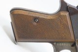 WORLD WAR 2 German WALTHER “ac” Code Model PP 9mm Kurz Pistol C&R WWII .380 with HOLSTER & WOODEN GRIPS - 18 of 20
