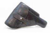 WORLD WAR 2 German WALTHER “ac” Code Model PP 9mm Kurz Pistol C&R WWII .380 with HOLSTER & WOODEN GRIPS - 2 of 20