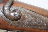 Antique English NAYLOR Double Barrel SxS ROTARY UNDERLEVER HAMMER Shotgun Nicely Engraved 12 Gauge English Made Shotgun - 6 of 19