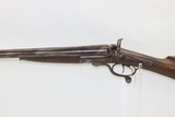 Antique English NAYLOR Double Barrel SxS ROTARY UNDERLEVER HAMMER Shotgun Nicely Engraved 12 Gauge English Made Shotgun - 4 of 19