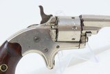 1874 Antique 7-SHOT COLT “Open Top” .22 Short RIMFIRE Pocket REVOLVER NICKEL Colt’s Answer to Smith & Wesson’s No. 1 Revolver - 15 of 16
