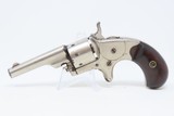 1874 Antique 7-SHOT COLT “Open Top” .22 Short RIMFIRE Pocket REVOLVER NICKEL Colt’s Answer to Smith & Wesson’s No. 1 Revolver - 2 of 16