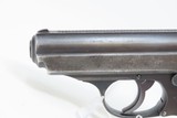 EAGLE/C Police Marked WORLD WAR 2 Nazi German WALTHER Model PPK Pistol C&R Pistol Made Circa 1945 in Zella-Mehlis with HOLSTER - 8 of 24