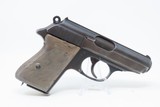 EAGLE/C Police Marked WORLD WAR 2 Nazi German WALTHER Model PPK Pistol C&R Pistol Made Circa 1945 in Zella-Mehlis with HOLSTER - 20 of 24