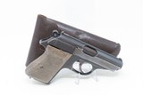 EAGLE/C Police Marked WORLD WAR 2 Nazi German WALTHER Model PPK Pistol C&R Pistol Made Circa 1945 in Zella-Mehlis with HOLSTER - 2 of 24