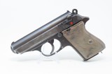 EAGLE/C Police Marked WORLD WAR 2 Nazi German WALTHER Model PPK Pistol C&R Pistol Made Circa 1945 in Zella-Mehlis with HOLSTER - 5 of 24