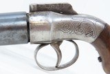 ANTIQUE Allen & Thurber WORCHESTER PERIOD Bar Hammer PEPPERBOX Revolver First American Double Action Revolving Pistol - 4 of 17