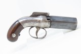 ANTIQUE Allen & Thurber WORCHESTER PERIOD Bar Hammer PEPPERBOX Revolver First American Double Action Revolving Pistol - 14 of 17