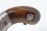 ANTIQUE Allen & Thurber WORCHESTER PERIOD Bar Hammer PEPPERBOX Revolver First American Double Action Revolving Pistol - 3 of 17