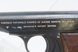WWII GERMAN, BELGIAN OCCUPATION FN Model 1922 .32 ACP C&R Pistol 7.65x17mm Belgium Made; Designed by John Browning - 6 of 18