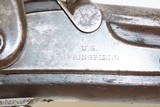 CIVIL WAR Antique U.S. SPRINGFIELD ARMORY Model 1863 “EVERYMAN’S” Rifle
Primary Infantry Weapon of the Union with BAYONET! - 6 of 20