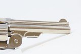 FINE “BABY RUSSIAN” Antique SMITH & WESSON .38 S&W Single Action Revolver c1877 .38 Caliber Small Form of the Russian! - 18 of 18