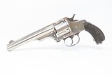 Spanish MERWIN & HULBERT Double Action .38 S&W REVOLVER C&R Nickel Early 20th Century Alternative to Colt and Smith & Wesson - 2 of 19