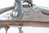 Antique CIVIL WAR Springfield US Model 1863 Percussion Type I RIFLE MUSKET Made at the SPRINGFIELD ARMORY Circa 1864 - 6 of 20