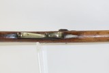 SHORT Antique Half Stock American “LONG RIFLE” .38 Caliber GERMAN SILVER Kentucky Style Long Rifle with Stout Octagon Barrel! - 8 of 18
