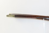 SHORT Antique Half Stock American “LONG RIFLE” .38 Caliber GERMAN SILVER Kentucky Style Long Rifle with Stout Octagon Barrel! - 10 of 18
