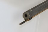 SHORT Antique Half Stock American “LONG RIFLE” .38 Caliber GERMAN SILVER Kentucky Style Long Rifle with Stout Octagon Barrel! - 17 of 18