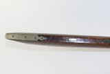 SHORT Antique Half Stock American “LONG RIFLE” .38 Caliber GERMAN SILVER Kentucky Style Long Rifle with Stout Octagon Barrel! - 7 of 18
