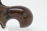 CHRISTIAN SHARPS Antique PEPPERBOX Model 4 .32 Rimfire Pistol c1860s 4-Shot Self Defense Pocket Gun - 3 of 14
